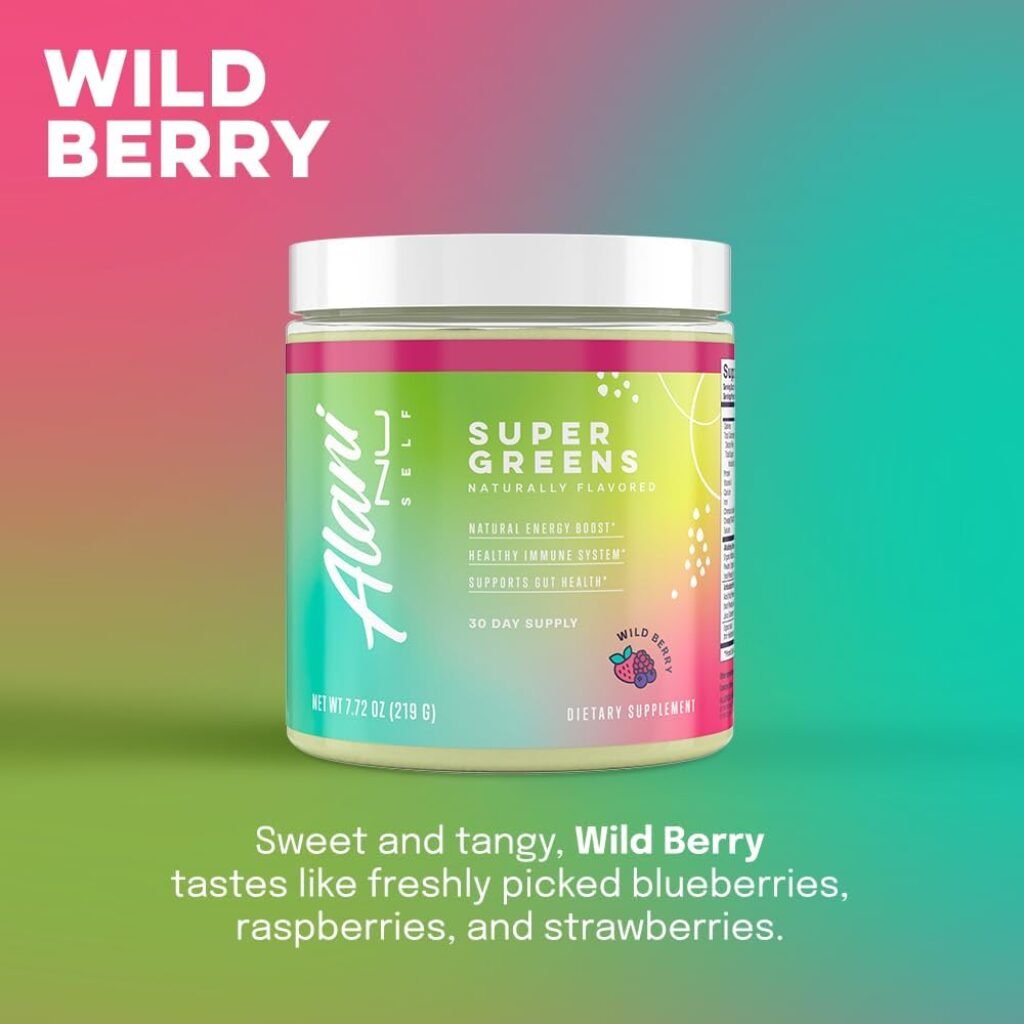 Alani Nu Super Greens and Balance Supplement Bundle | Gluten Free | Vegan | 30 Day Supply