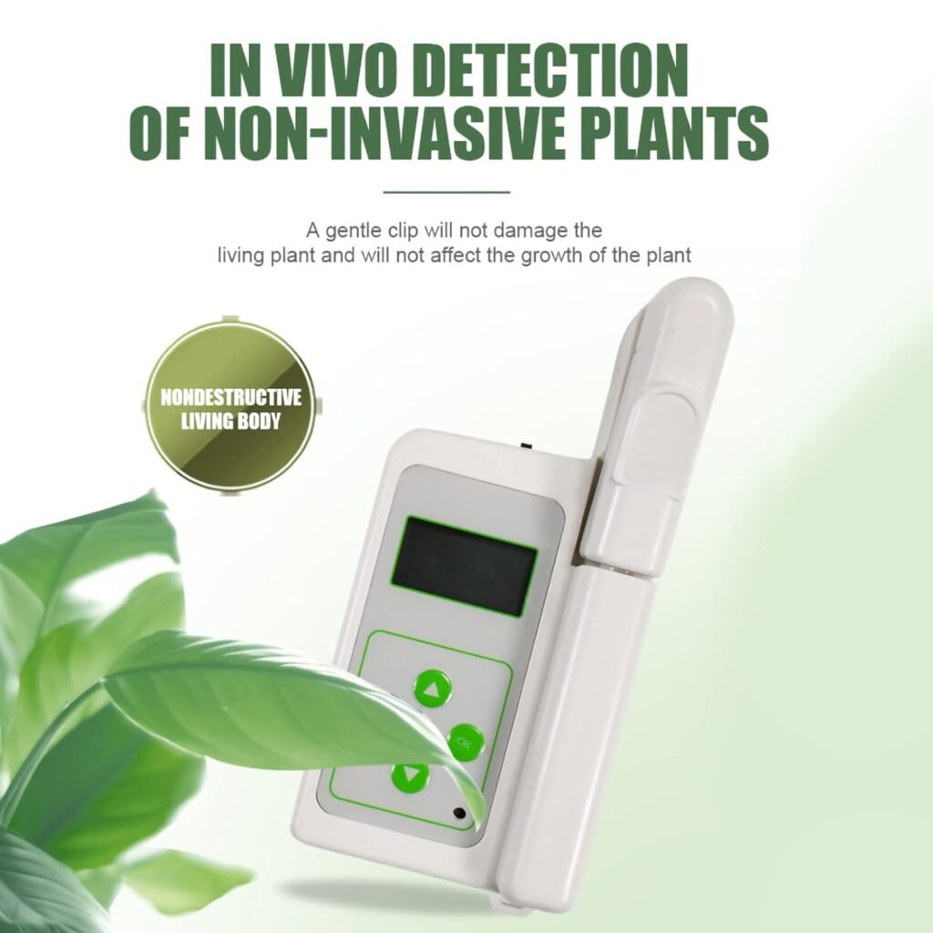 Chlorophyll Tester - Portable Plant Chlorophyll Analyzer Meter GYJ-A Accurate SPAD Measurement, Leaf Temperature Monitoring for Farmers, Gardeners, Scientists, And Eco-Friendly Plant Enthusiasts