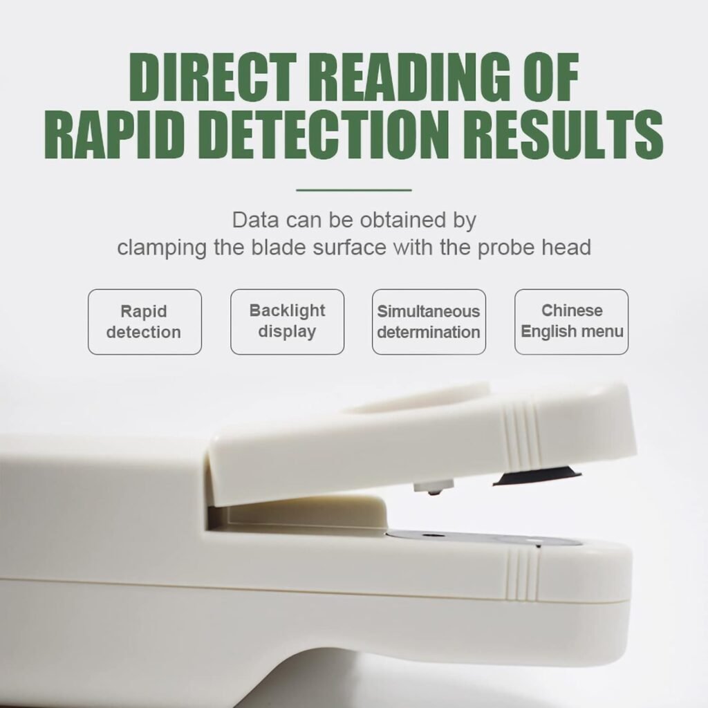 Chlorophyll Tester - Portable Plant Chlorophyll Analyzer Meter GYJ-A Accurate SPAD Measurement, Leaf Temperature Monitoring for Farmers, Gardeners, Scientists, And Eco-Friendly Plant Enthusiasts