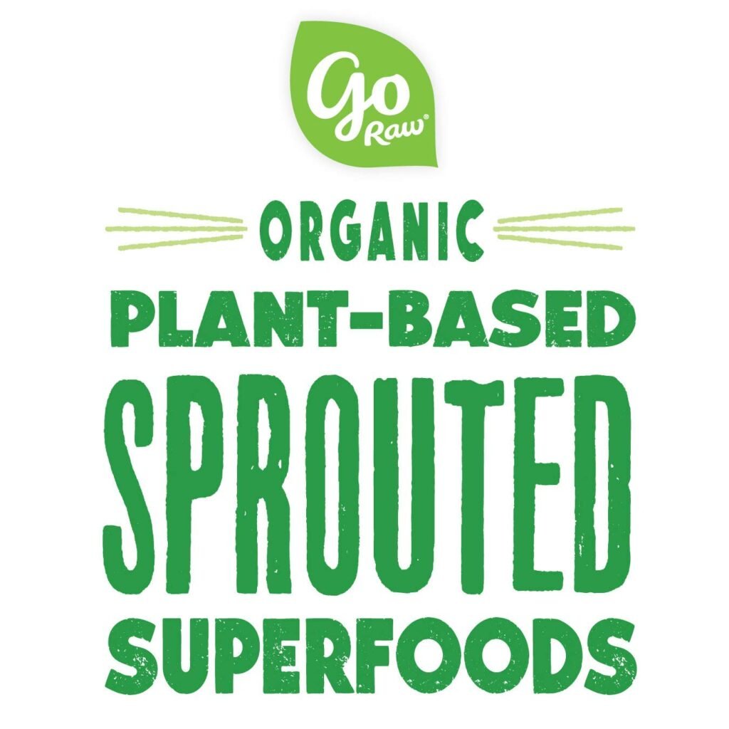 go Raw with Sea Salt Sprouted Organic Bag Keto Vegan Gluten Free Snacks Superfood, Sunflower Seeds, 14 Oz