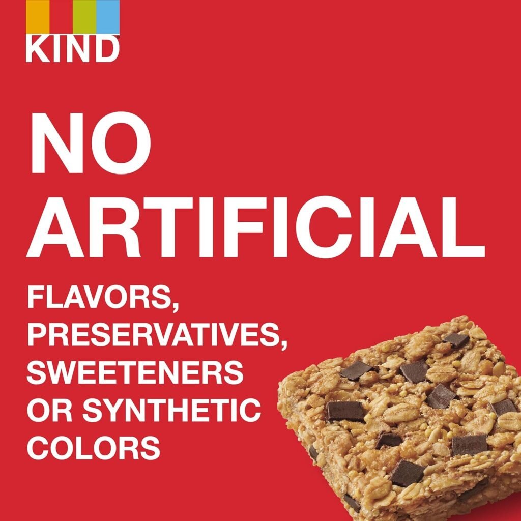 KIND Healthy Grains Bars, Dark Chocolate Chunk, Healthy Snacks, Gluten Free, 5 Count