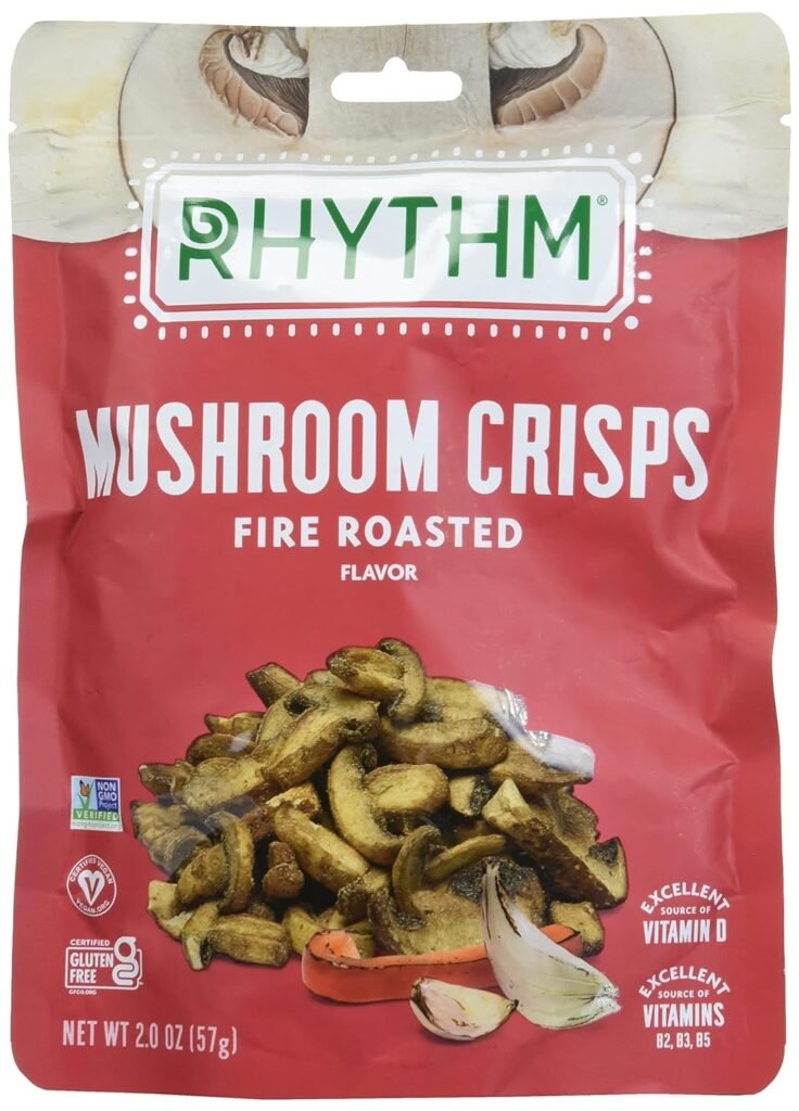 RHYTHM SUPERFOODS Fire Roasted Mushroom Crisps, 2 OZ