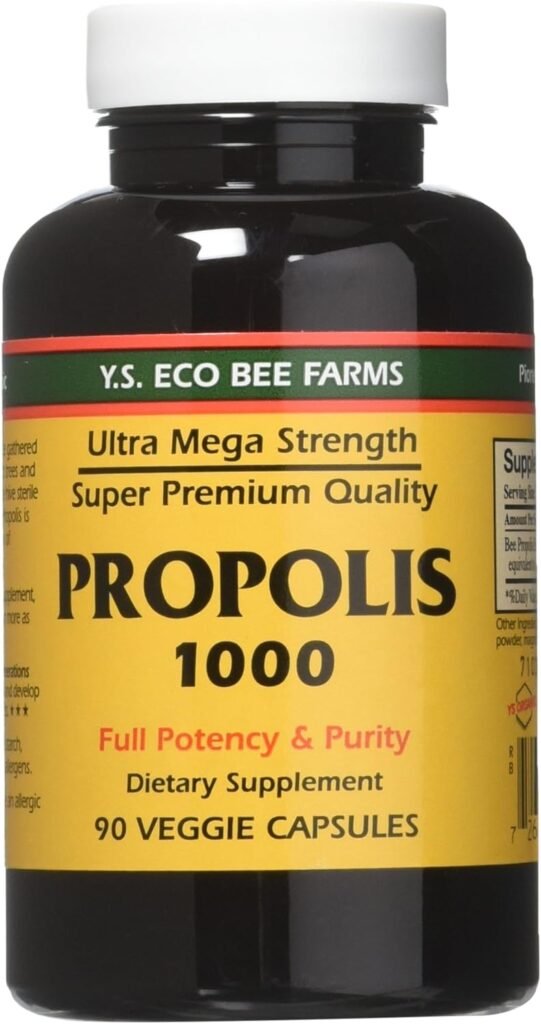 YS Eco Bee Farms Propolis 1000 - 90 Count (Pack of 3)