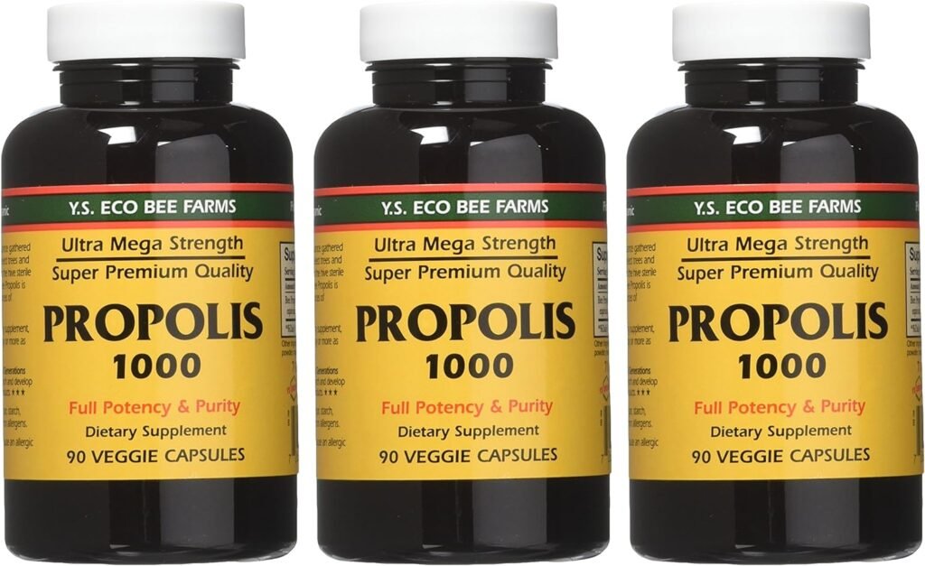 YS Eco Bee Farms Propolis 1000 - 90 Count (Pack of 3)